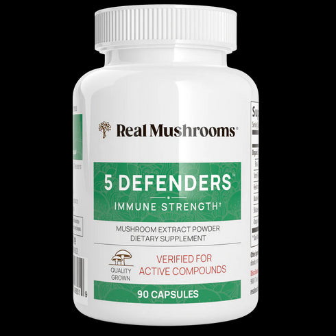 5 Defenders 90 Capsules-Real Mushrooms-Matakana Pharmacy